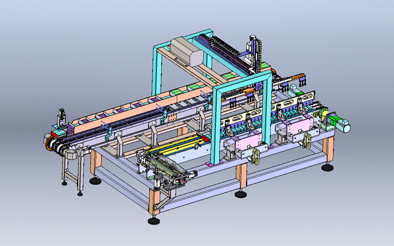 Flexible Multi-Column Dual-Unit Magazine Material Handling Loading Unit
